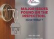 Major Issues Found On The Inspection. Now What?