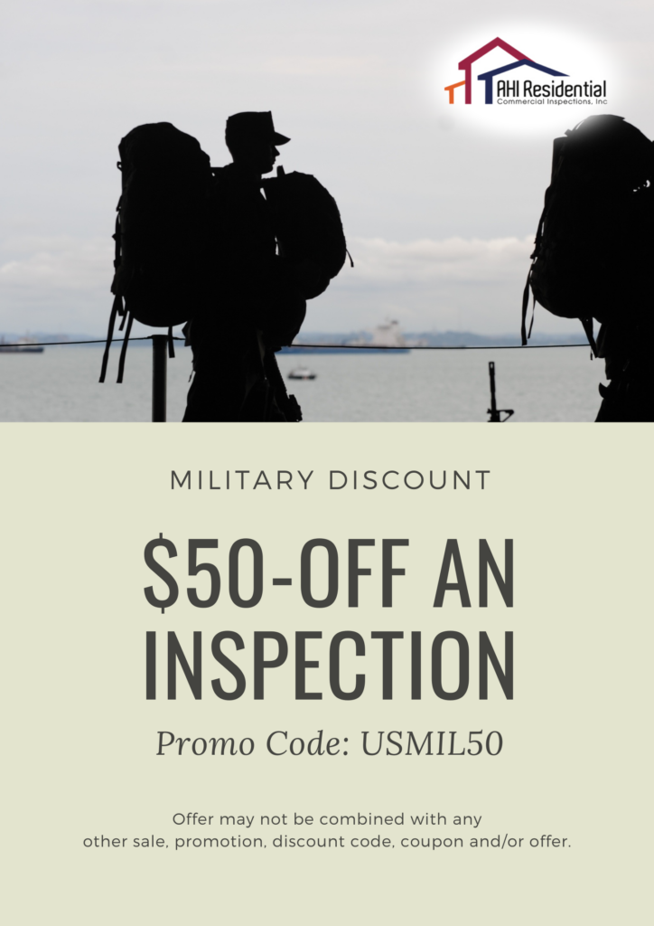 AHI Residential & Commercial Inspections, Inc - Military Discount