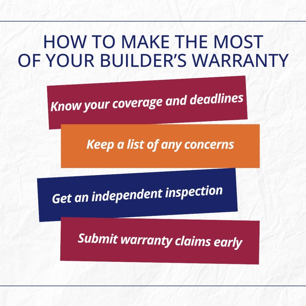 making the most of a. builder home warranty