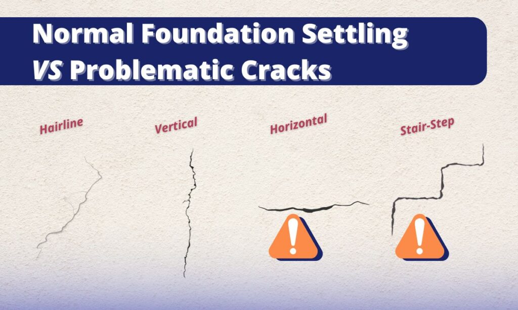 foundation problems or minor settling