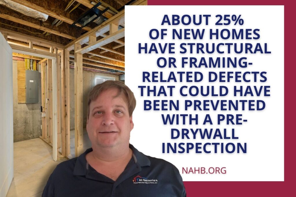 wall framing inspection defect stat