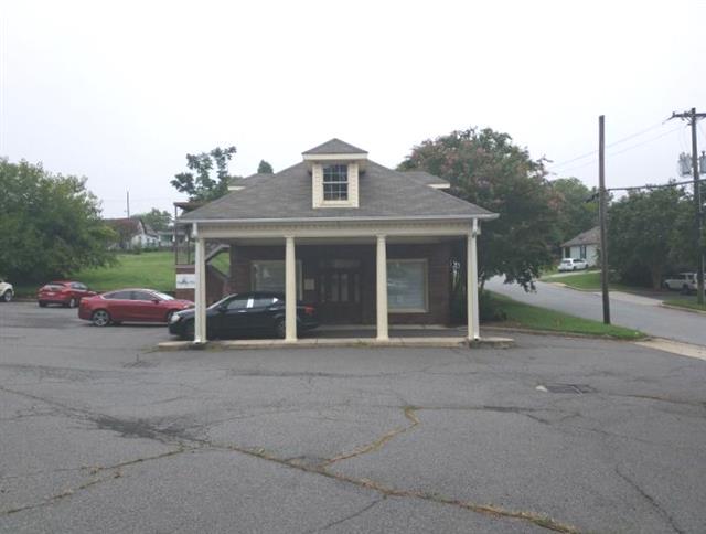 Outside of a commercial building that is going to be inspected by AHI