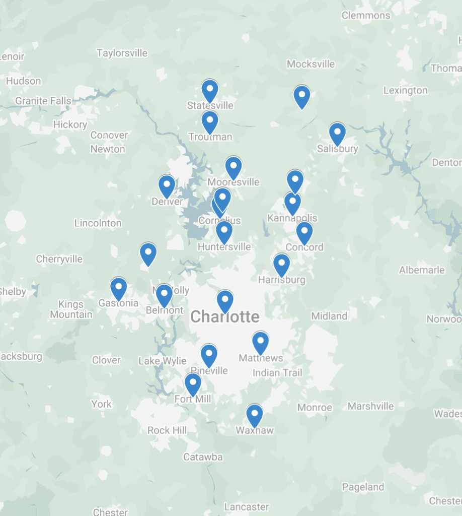 AHI Service Area Map