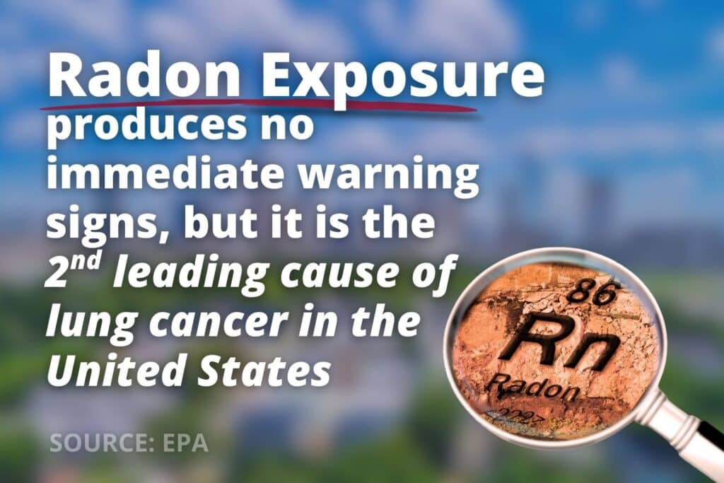 radon symptoms and risks according to the epa
