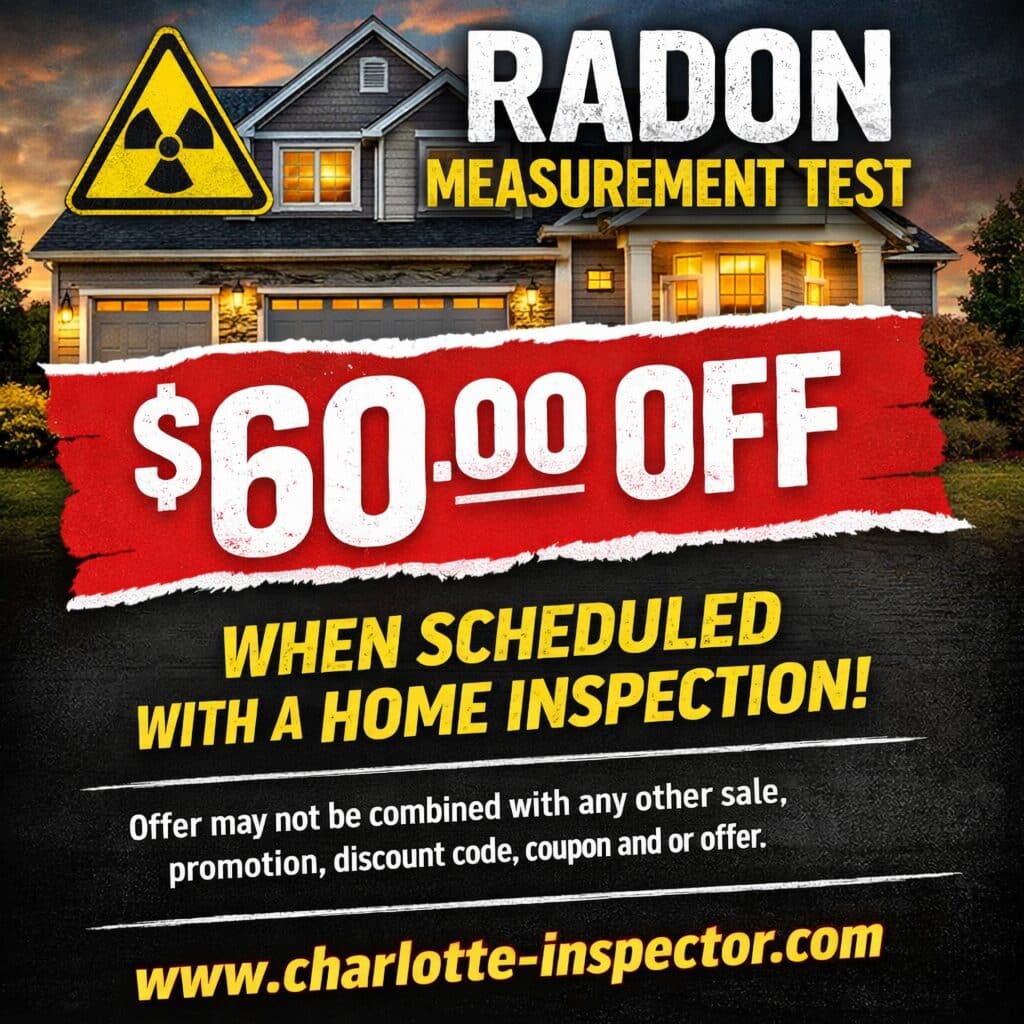 60.00 off professional radon measurement with home inspection