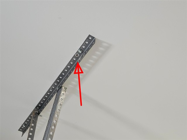 Garage door opener bracket fastened through the fire-rated garage ceiling in Home B