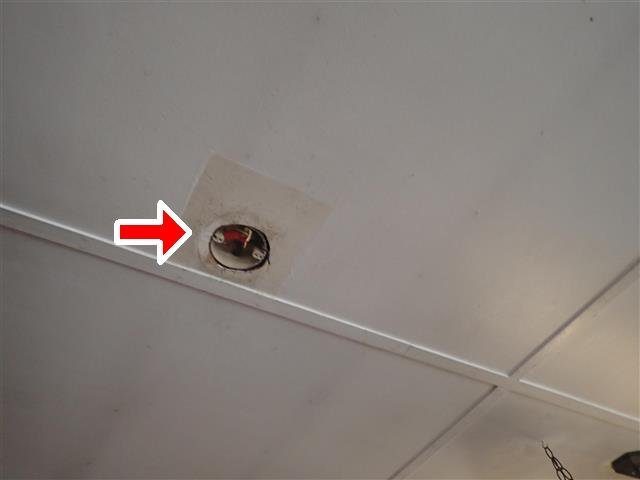 Home G: open wire splices in the garage