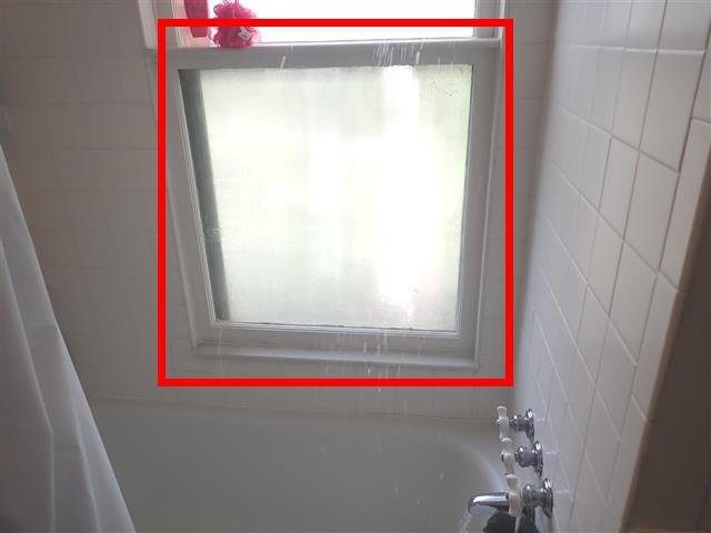Home D: a shower window without tempered glass