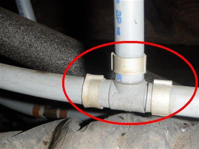 Home D: polybutylene supply piping, a product known for failures