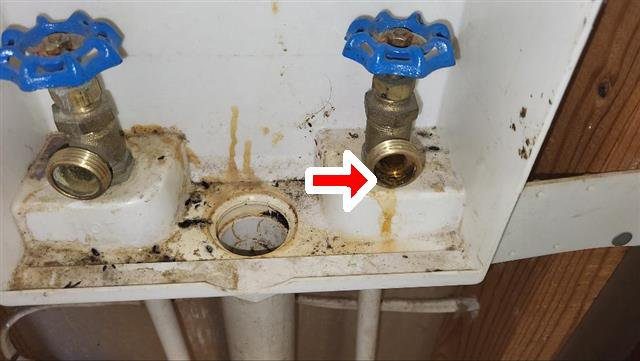 Home I: leaking washing machine valves