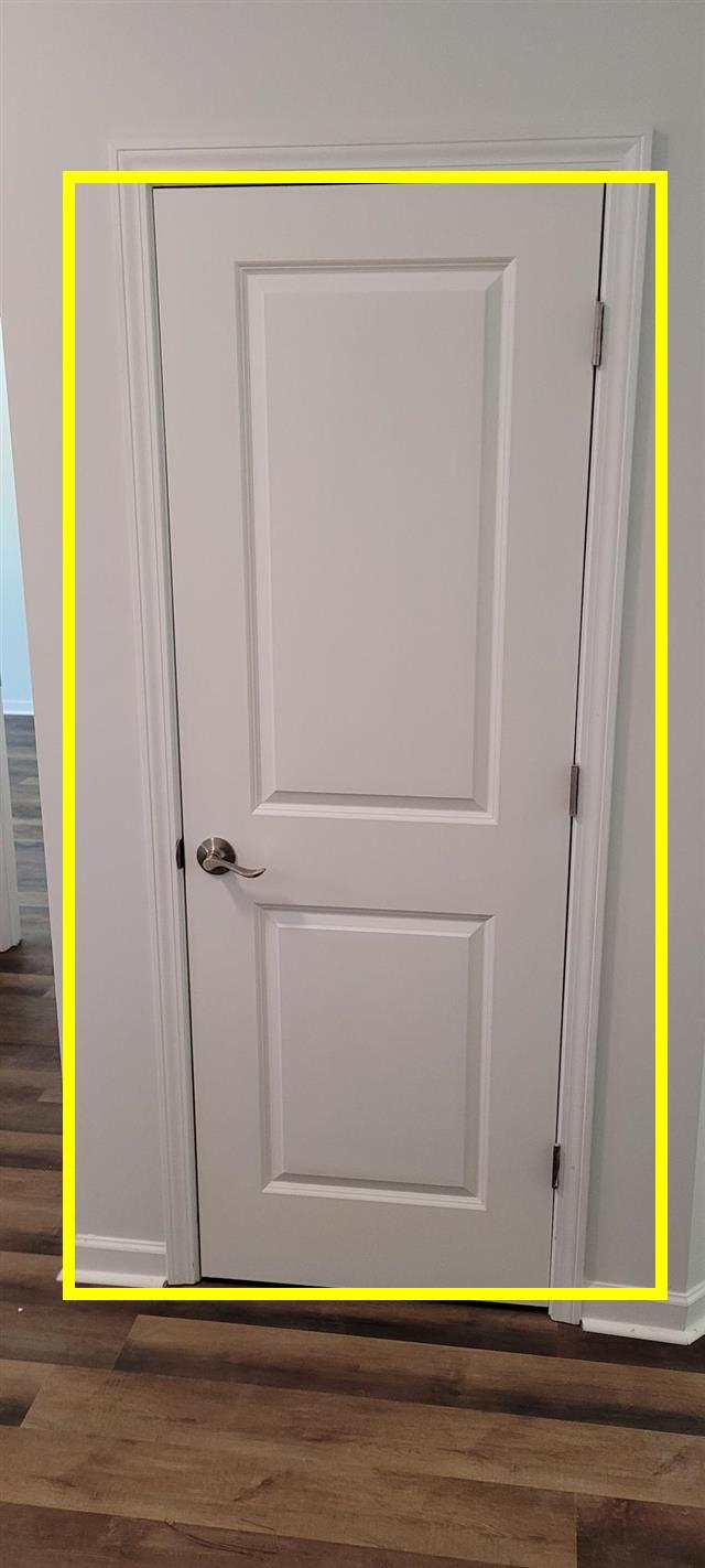 Brand New Doesn't Mean Problem-Free: A Gastonia New Construction Home Inspection 14 Master bedroom closet door with a sticking door knob
